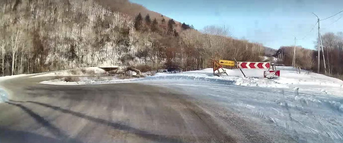 На трассе между Чугуевкой и Кавалерово размыло проезд На трассе между Чугуевкой и Кавалерово размыло проезд