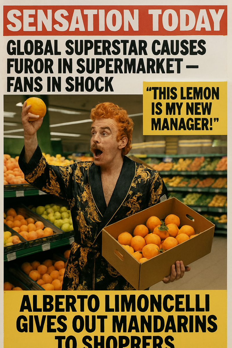 Шумный выход звезды вызвал бурю эмоций в супермаркете