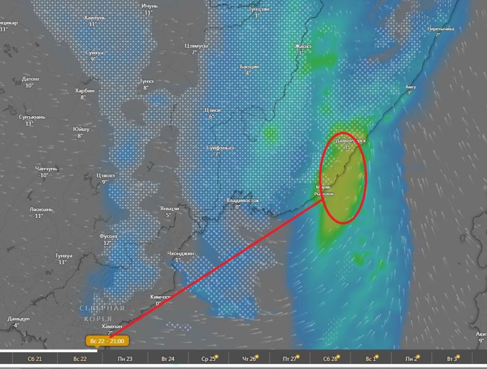 Мощный ледяной дождь накроет районы Приморья Циклон, который, как ожидается, в конце этой недели выйдет на территорию Приморского края , вызовет резкое ухудшение погоды в регионе