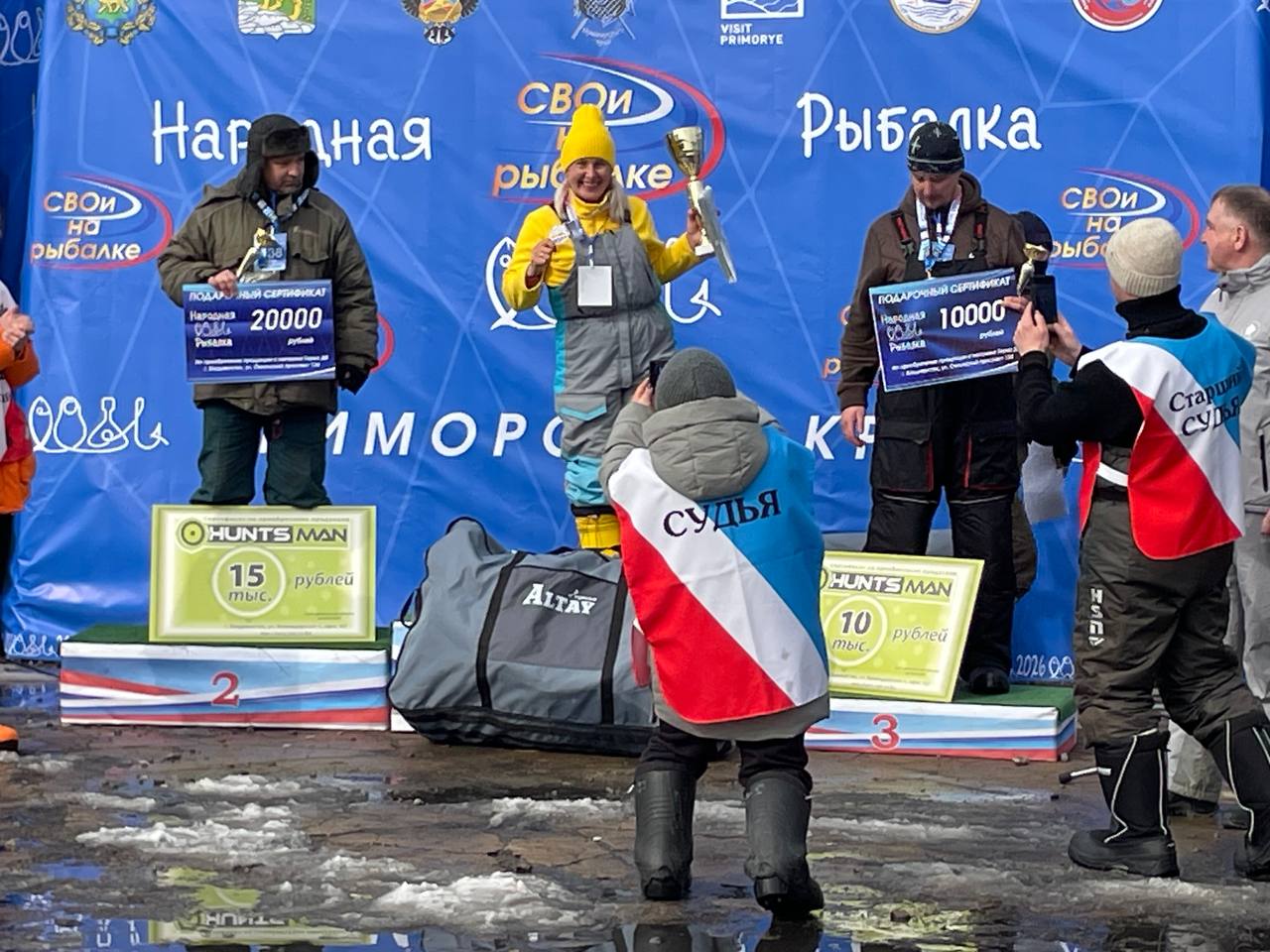 На фестивале подлёдного лова в Приморье дали старт новому сезону проекта «СВОи на рыбалке» На фестивале подлёдного лова в Приморье дали старт новому сезону проекта «СВОи на рыбалке»