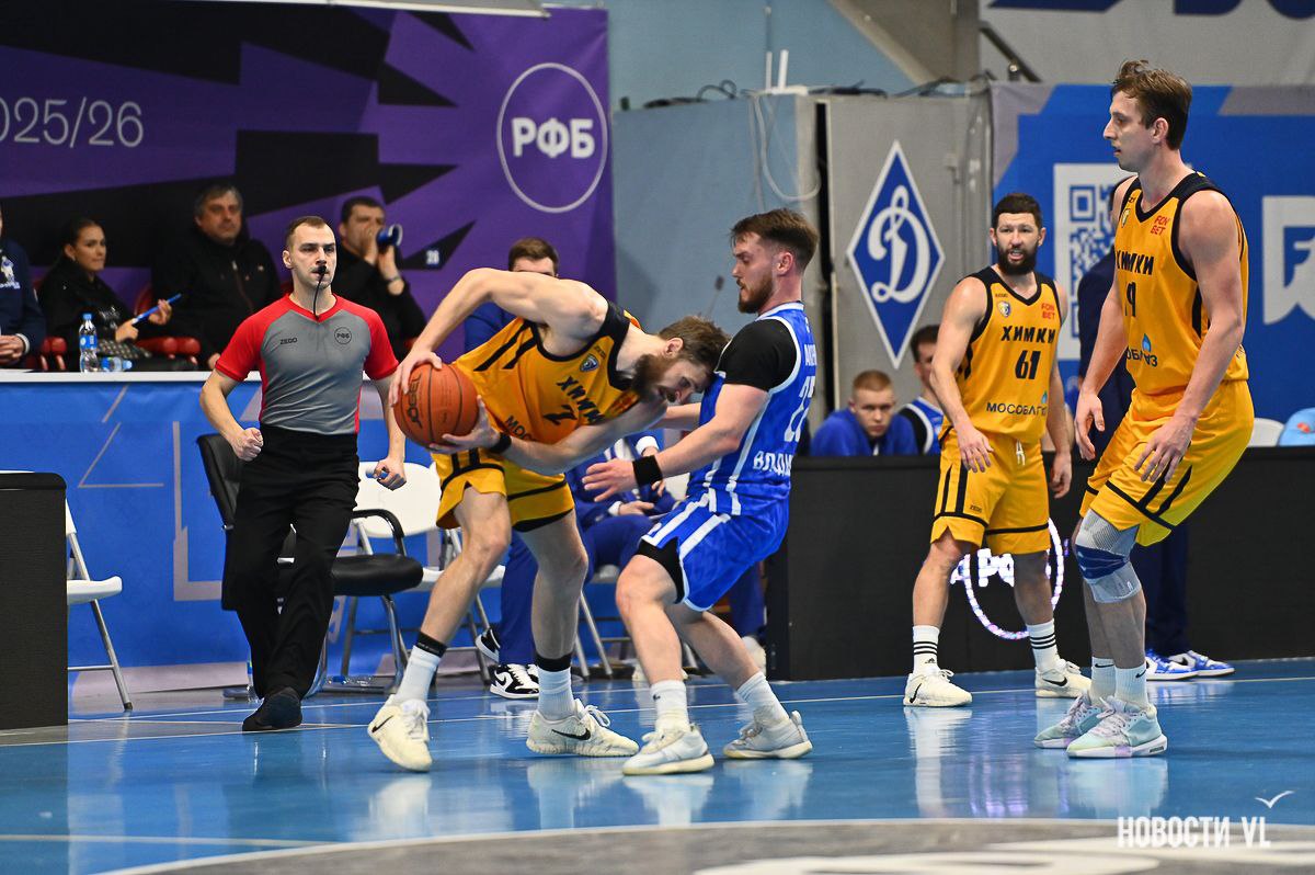 Подмосковные «Химки» взяли реванш, победив приморское «Динамо» во Владивостоке