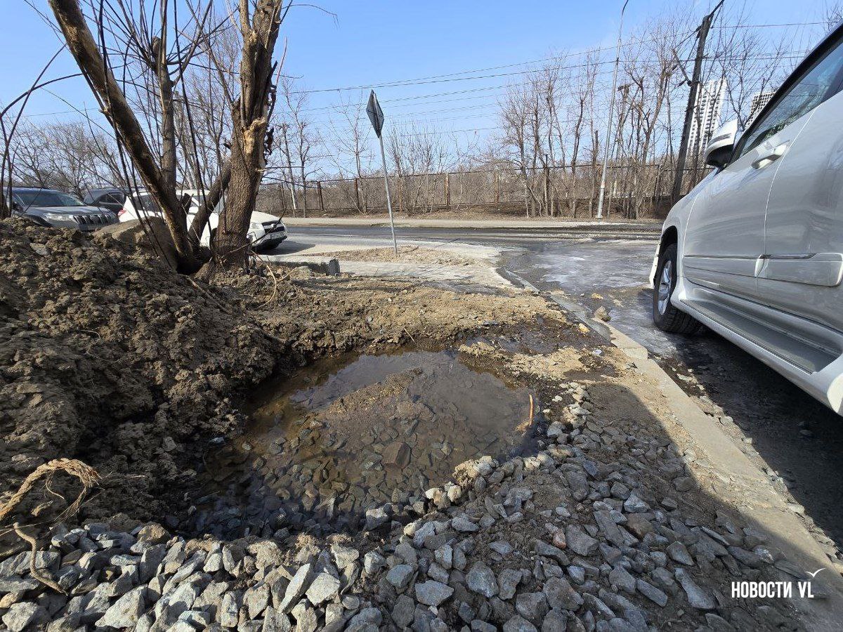 Больше недели в районе Авроровской, 17 из люка вытекает холодная вода Больше недели в районе Авроровской, 17 из люка вытекает холодная вода
