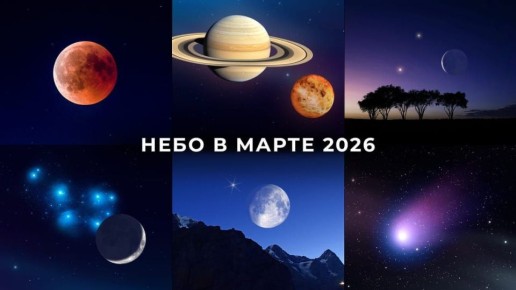 В марте жители Земли смогут наблюдать сразу несколько астрономических явлений: