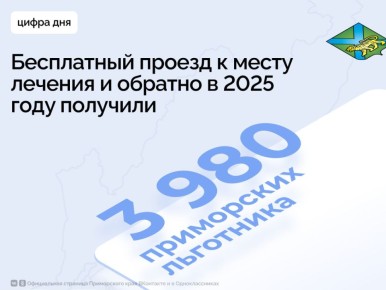 Льготники Приморья могут получить бесплатный проезд к месту лечения и обратно