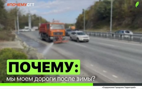 #ПОЧЕМУ_СГТ: почему мы моем дороги после зимы?