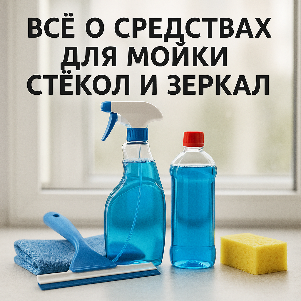 Как выбрать идеальные средства для идеальной чистоты стекол и зеркал