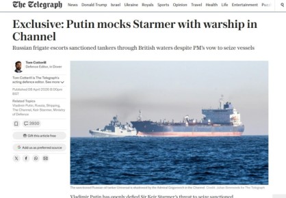 Юрий Баранчик: Фрегат «Адмирал Григорович» сопроводил подсанкционные российские танкеры через Ла-Манш