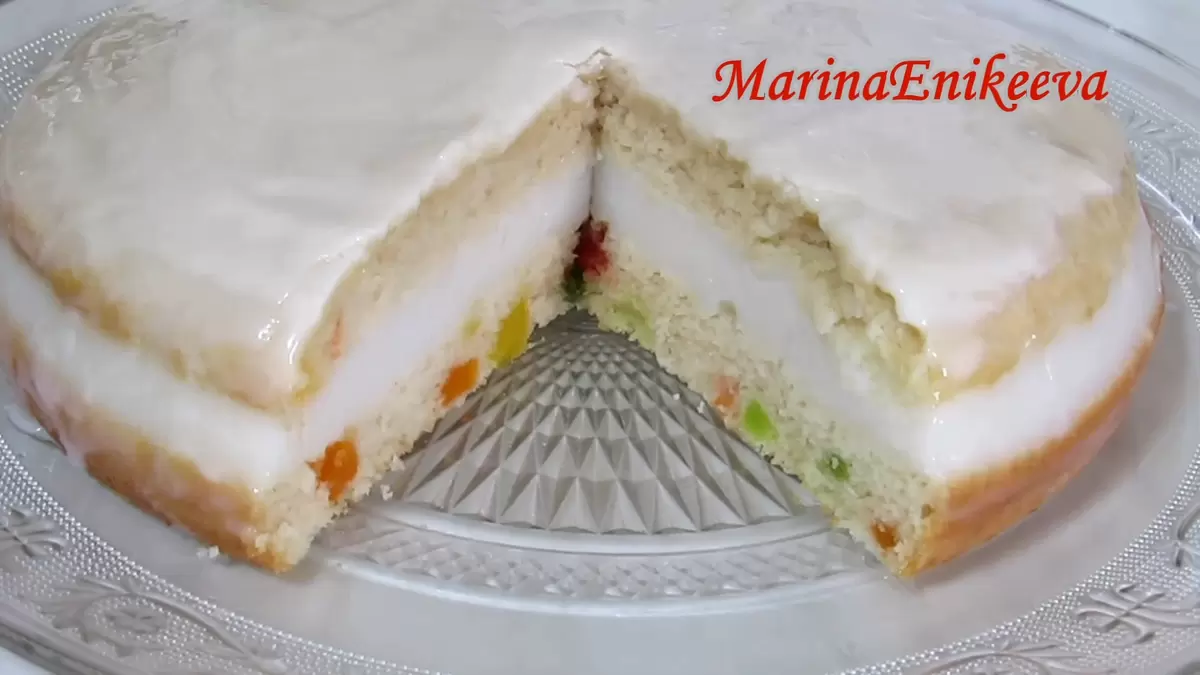 Постный торт на Вербное воскресенье