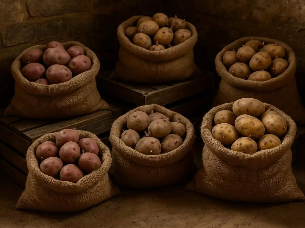 Как озеленение клубней помогает сохранить картофель при хранении