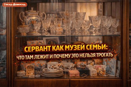 Сервант как домашний архив: что скрывают стеклянные двери