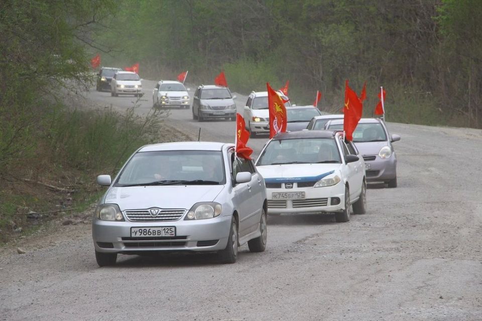 В Приморье стартовал автопробег «Путь к Победе»
