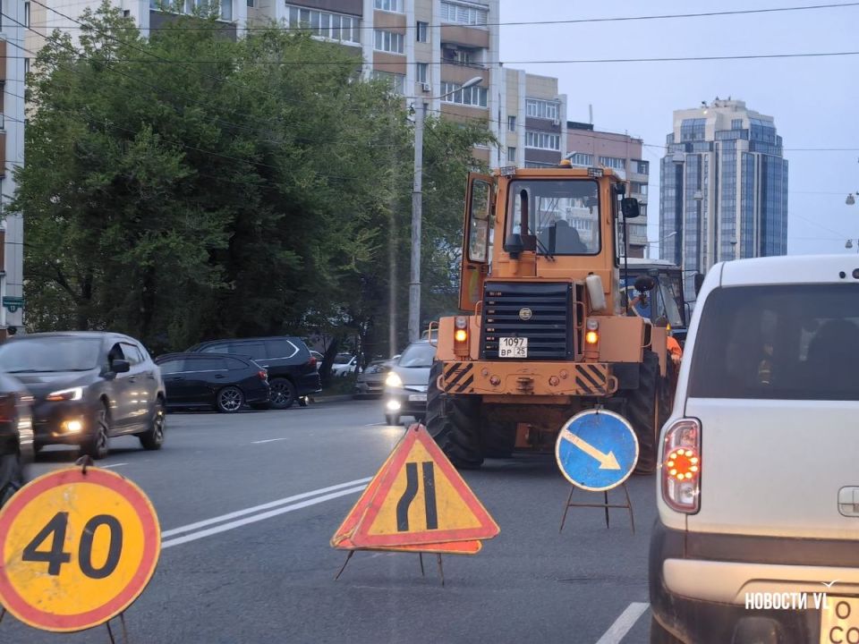 Во Владивостоке начался ремонт Партизанского проспекта Во Владивостоке начался ремонт Партизанского проспекта