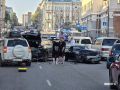 Не менее четырёх автомобилей пострадало в массовом ДТП в центре Владивостока возле ТЦ Изумруд