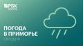 Сегодня в Приморье пройдет небольшой, местами умеренный дождь, в отдельных районах ливни, гроза