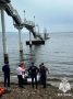 МЧС Приморского края опубликовало кадры с места обрушения пирса в бухте Муравьиная