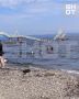 Мост с детьми рухнул на пляже в Приморье