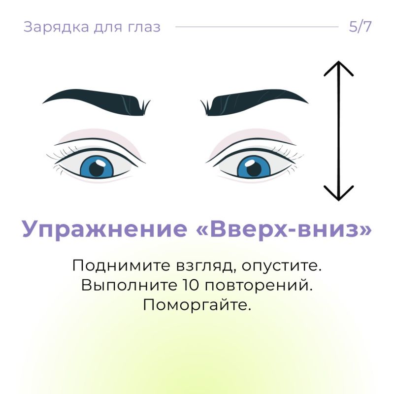 Зарядка для глаз, которую можно делать где угодно Зарядка для глаз, которую можно делать где угодно