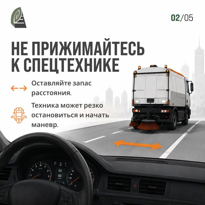 Как правильно вести себя рядом со спецтехникой: советы для водителей Как правильно вести себя рядом со спецтехникой: советы для водителей