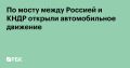Автомобильное движение открыли по мосту через реку Туманная в Приморском крае на границе России и КНДР, передает «Интерфакс»