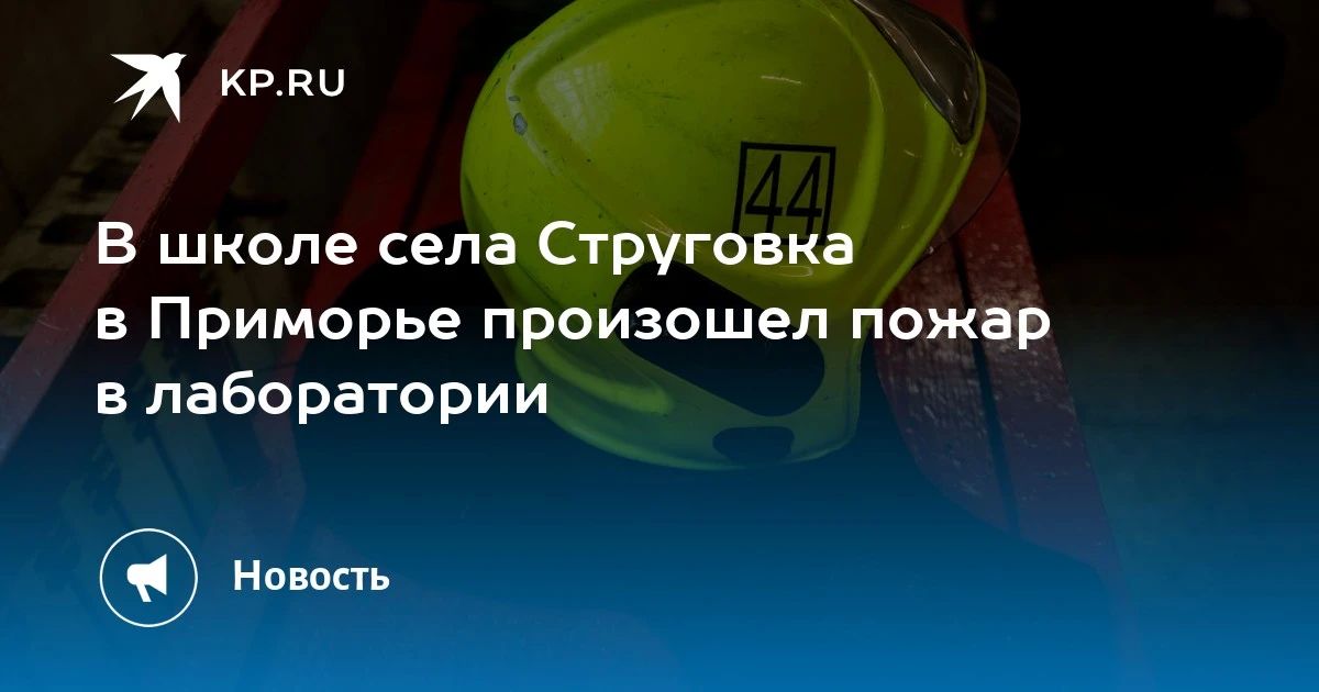 Пожар в школе Струговки: все в безопасности