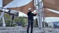 Константин Шестаков: Над амфитеатром на набережной Спортивной гавани ставят теневые навесы в форме парусов