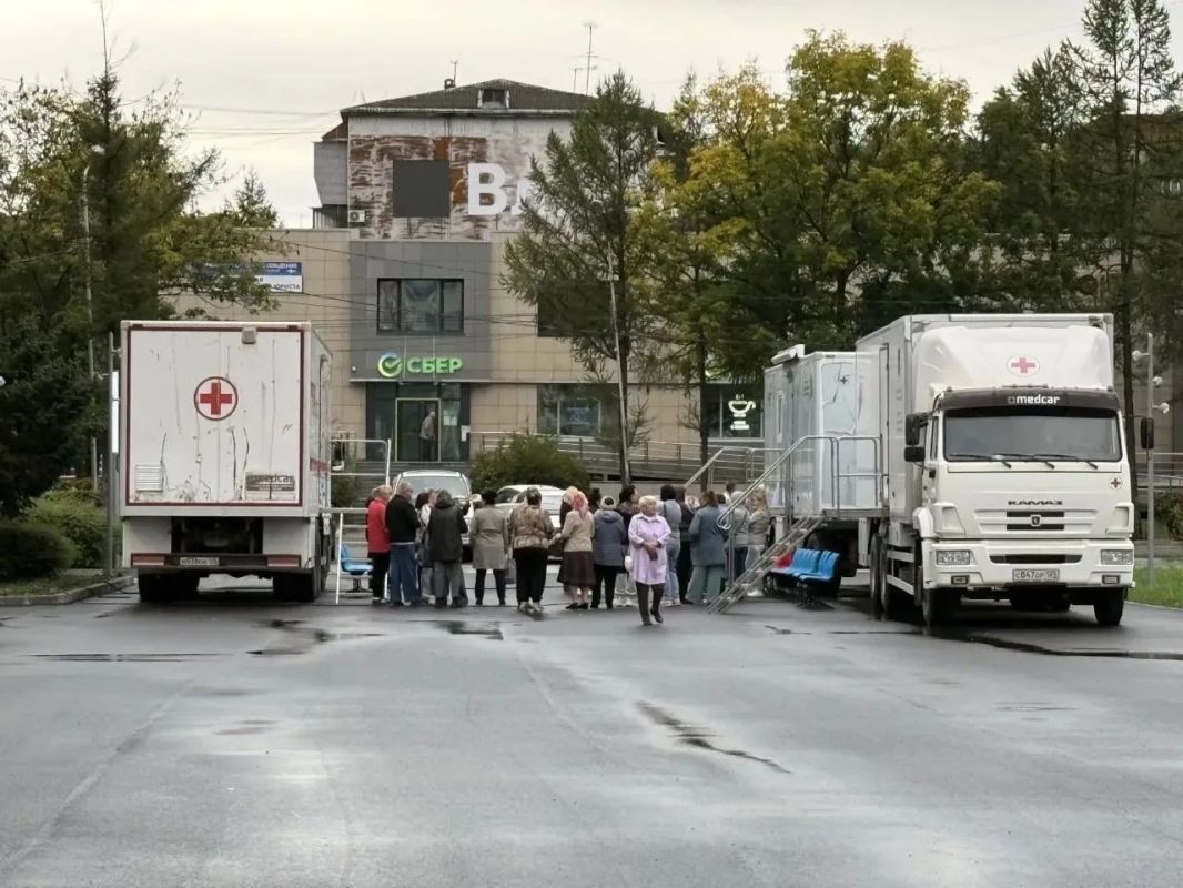 Диспансеризация на центральной площади Уссурийска: за неделю обследование прошли 233 человека