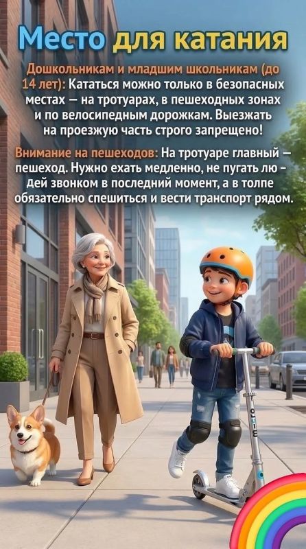 Главные правила для велосипедистов и СИМ: Главные правила для велосипедистов и СИМ: