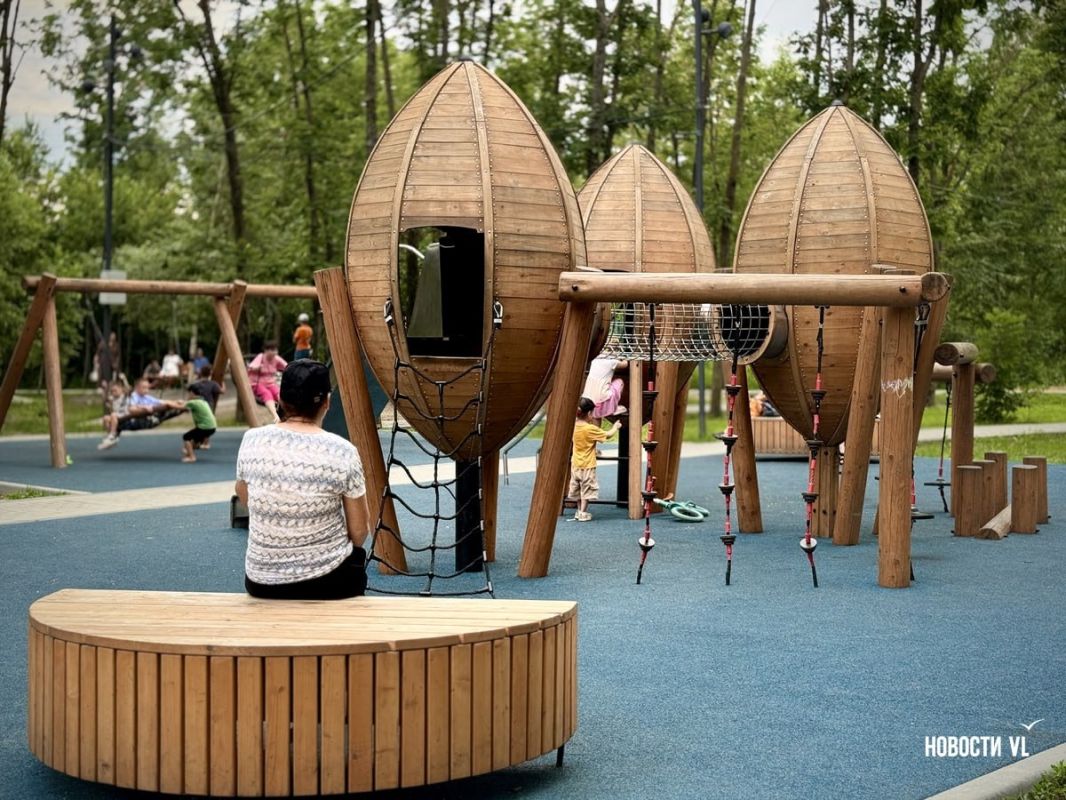 С кинетическим драконом, кортом для городков и без брусчатки: в Камне-Рыболове открыли обновленный парк на берегу Ханки С кинетическим драконом, кортом для городков и без брусчатки: в Камне-Рыболове открыли обновленный парк на берегу Ханки