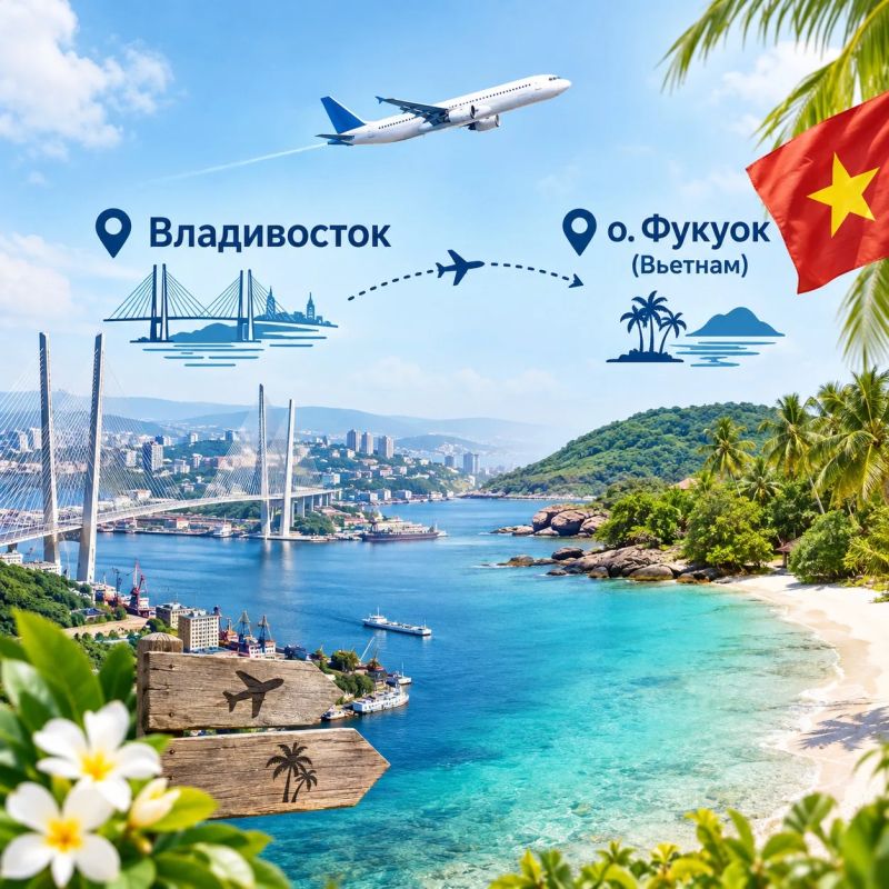 Прямые рейсы Владивосток - Фукуок (Вьетнам)