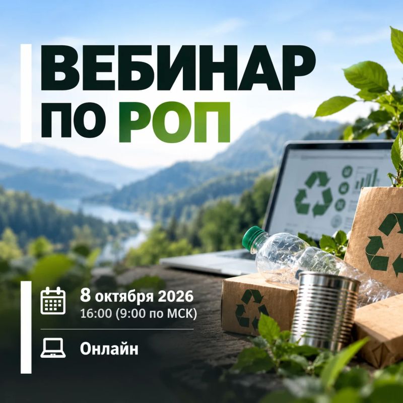 Росприроднадзор проведет 8 октября вебинар по РОП и экосбору для предпринимателей Дальнего Востока