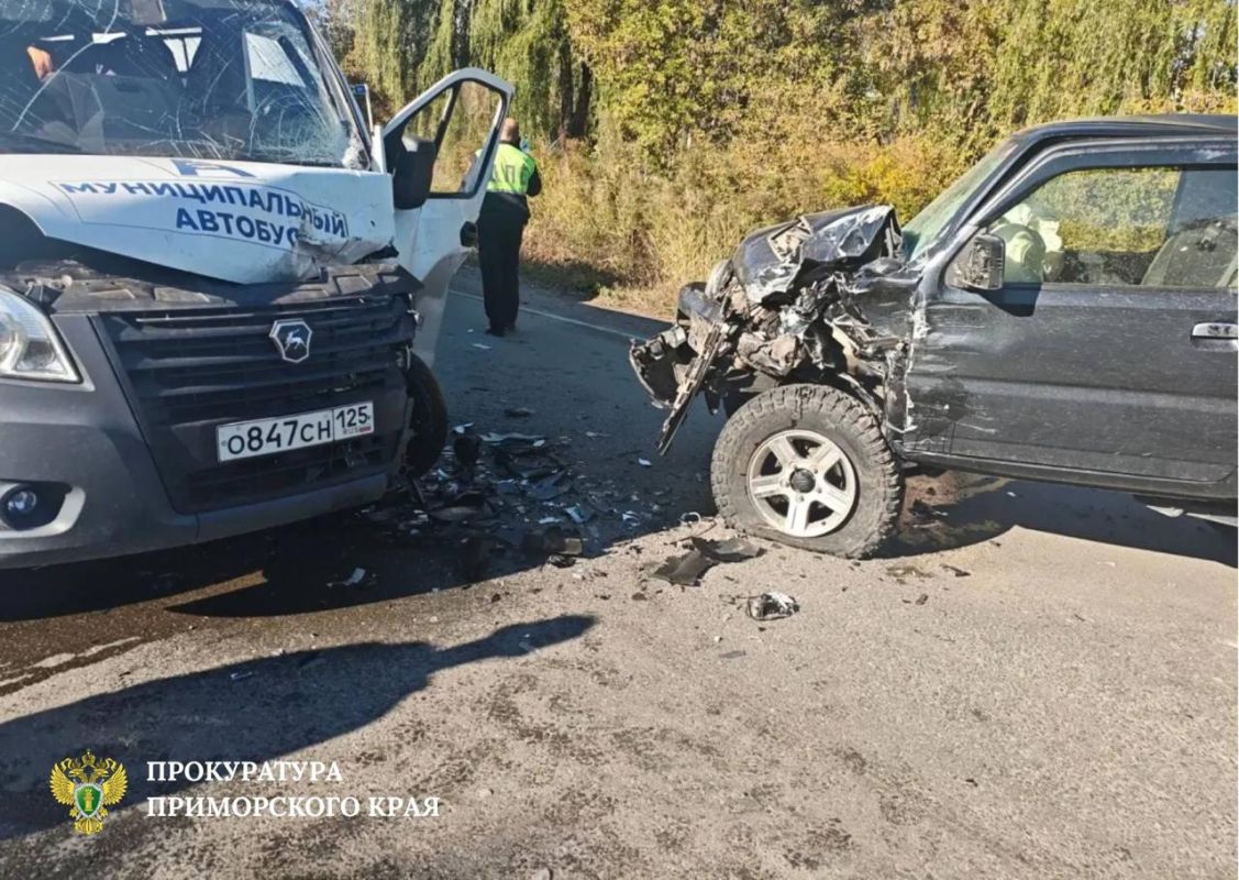 Четыре человека пострадали в аварии с пассажирским автобусом в Партизанске Четыре человека пострадали в аварии с пассажирским автобусом в Партизанске