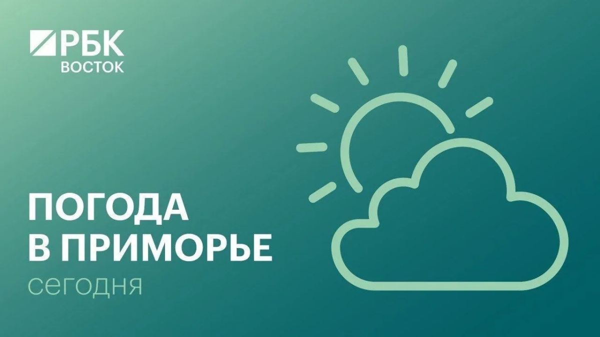 Сегодня в Приморье на юге и западе небольшой, местами умеренный дождь
