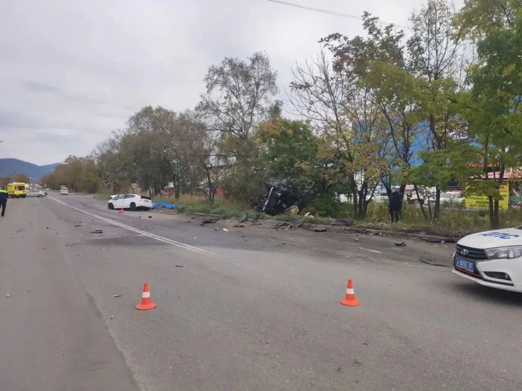 Пожилая пара на «Приусе» погибла в Находке при столкновении с «Крузаком»