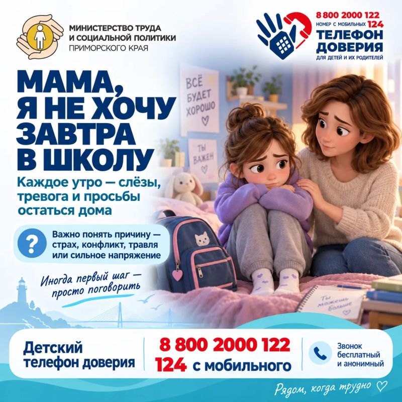 «Мама, я не хочу завтра в школу»