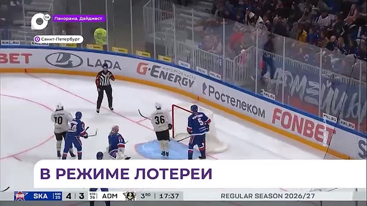 «Адмирал» одержал победу над «Северсталью» благодаря буллитам