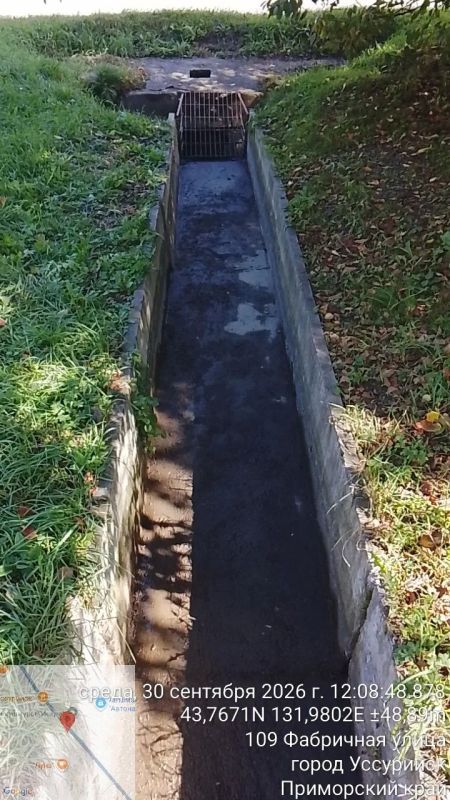 Ливневки и водоотводные каналы Уссурийска приводят в порядок Ливневки и водоотводные каналы Уссурийска приводят в порядок