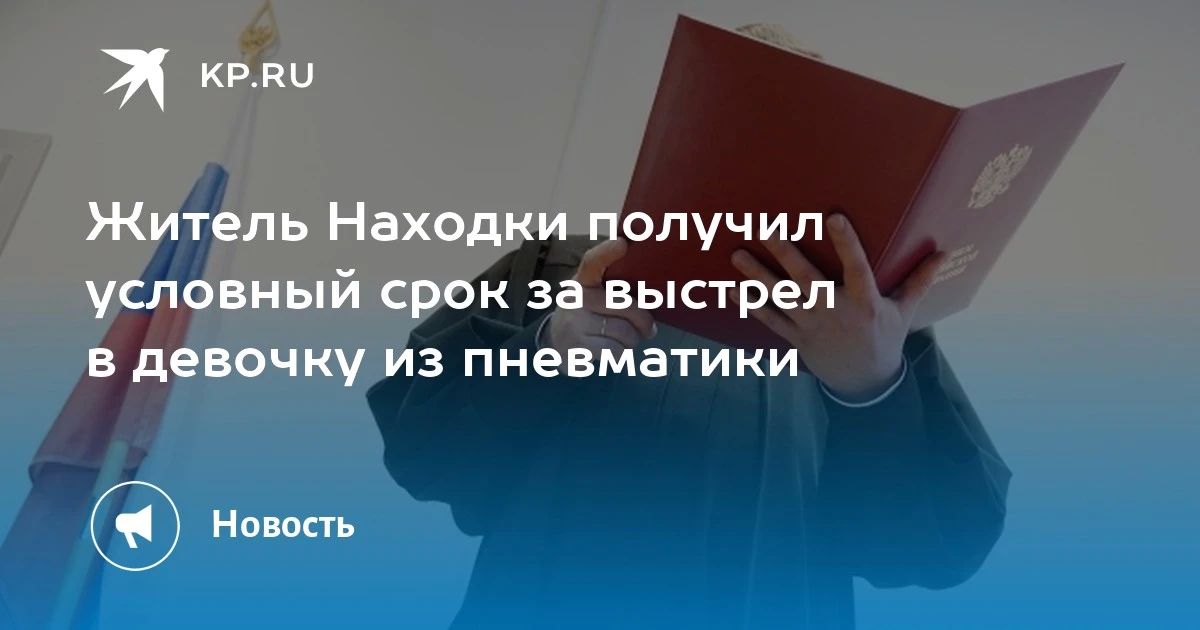 Житель Находки получил условный срок за стрельбу в девочку