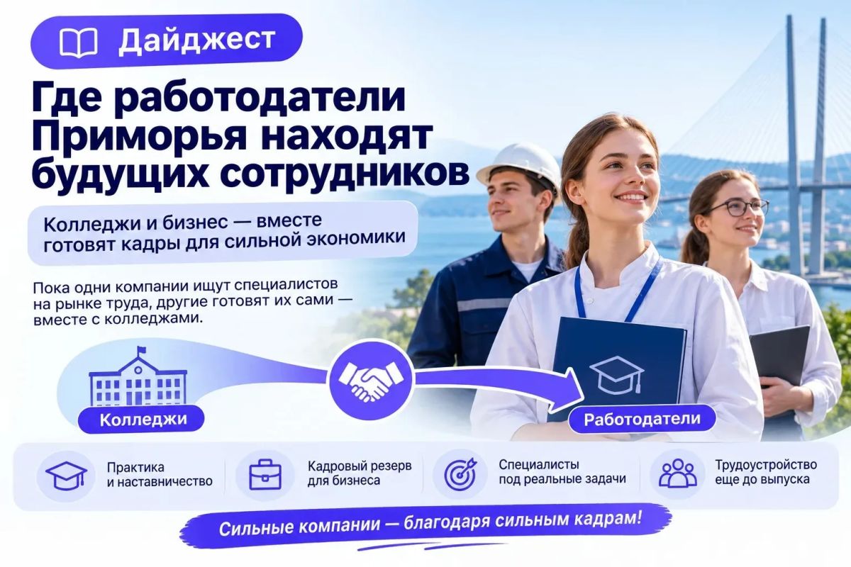 ДАЙДЖЕСТ: колледжи помогают работодателям решать кадровые задачи