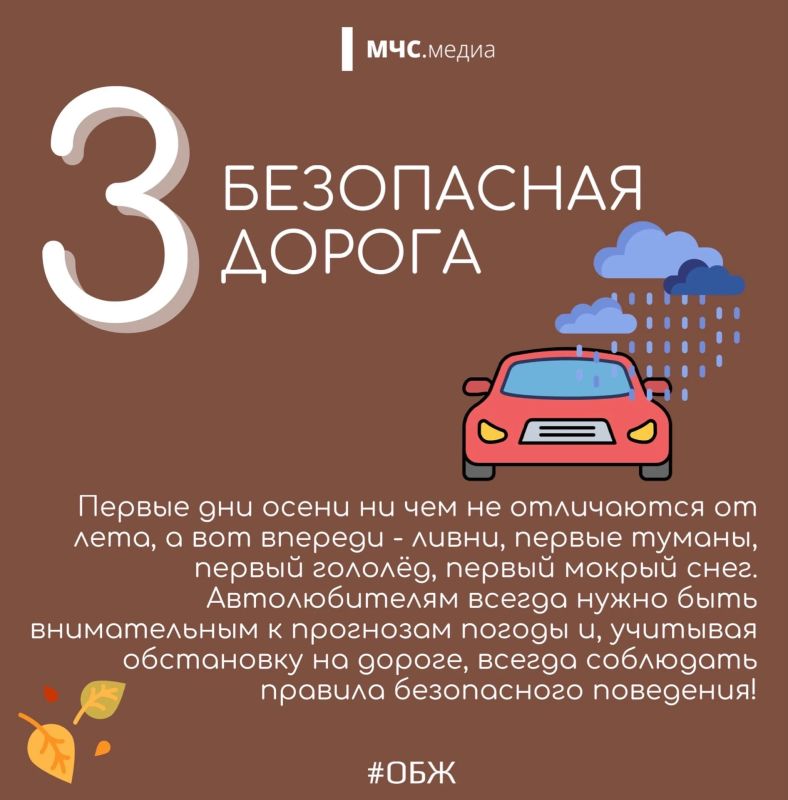 5 причин быть внимательнее этой осенью 5 причин быть внимательнее этой осенью