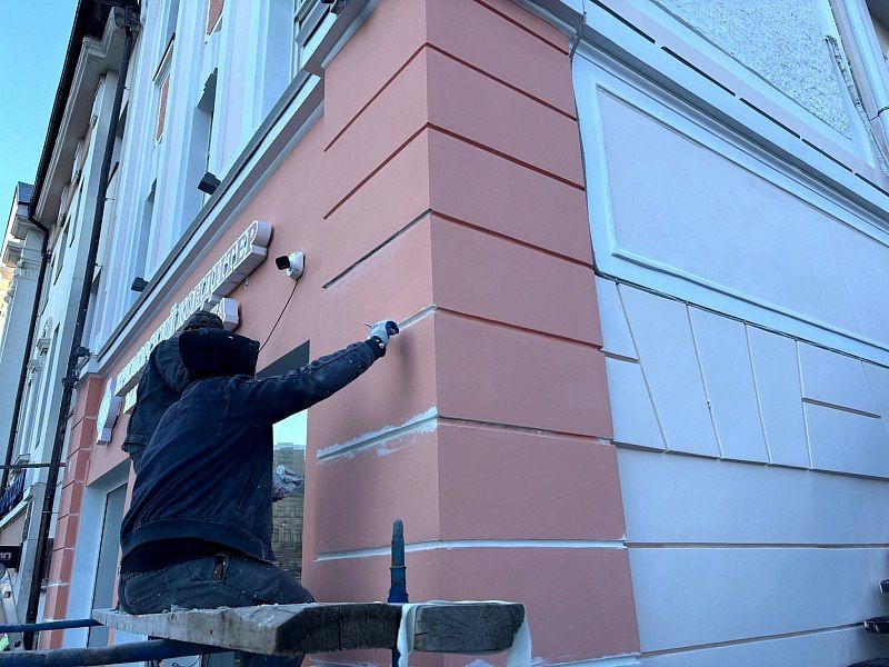 На Светланской отреставрировали фасад доходного дома Катчана На Светланской отреставрировали фасад доходного дома Катчана
