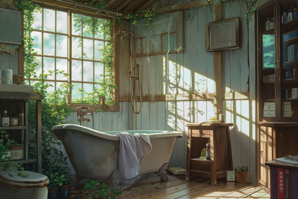 Как создать уютный городской санузел на даче