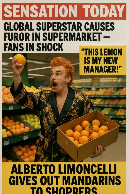 Шумный выход звезды вызвал бурю эмоций в супермаркете