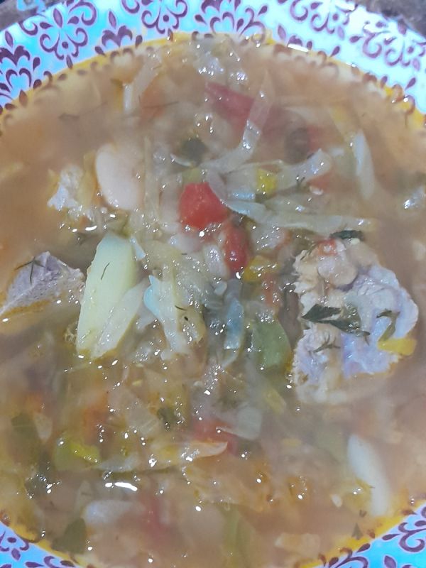 Как приготовить борщ на свиной рульке с секретом от шефа